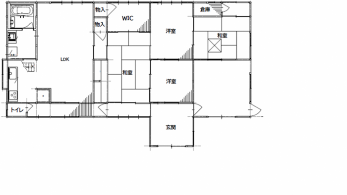 第58号(奥呉地)間取り