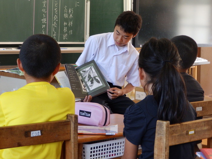 中学生の読み聞かせ