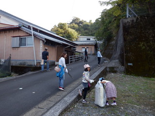 避難路清掃