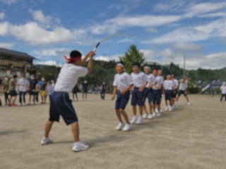 長縄跳び1年