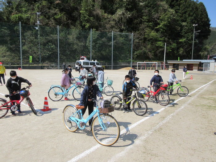 交通安全教室の様子